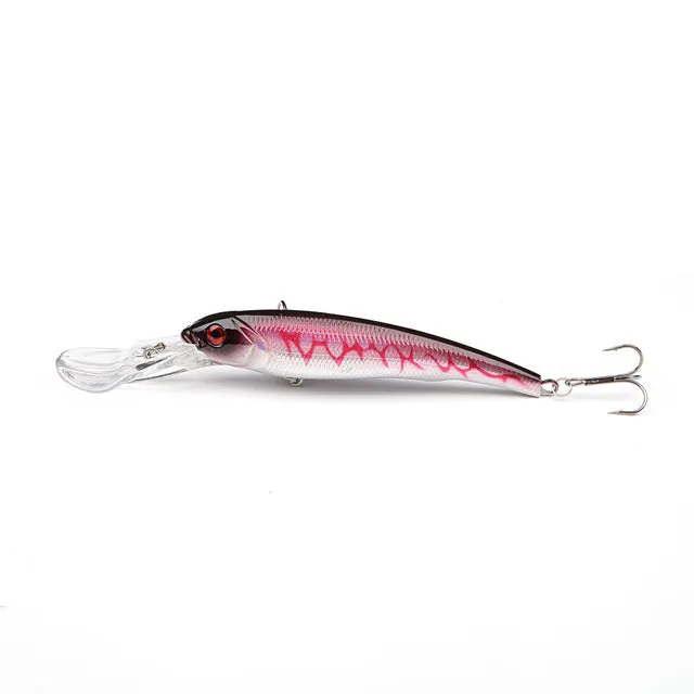 1PCS 16.5cm 29g Big Minnow Fishing Lures Deep Sea Bass Lure Artificial Wobbler Fish Swim Bait Diving 3D Eyes