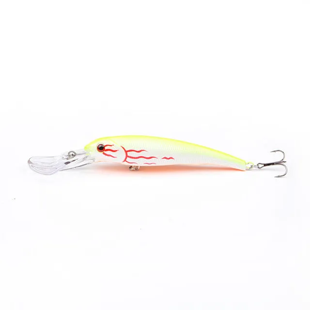 1PCS 16.5cm 29g Big Minnow Fishing Lures Deep Sea Bass Lure Artificial Wobbler Fish Swim Bait Diving 3D Eyes