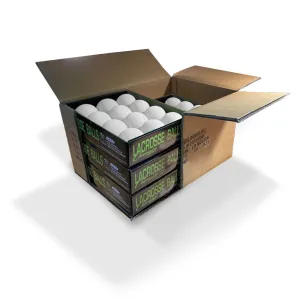 60 White Champion Sports Lacrosse Balls - Meets NOCSAE Standard SEI Certified