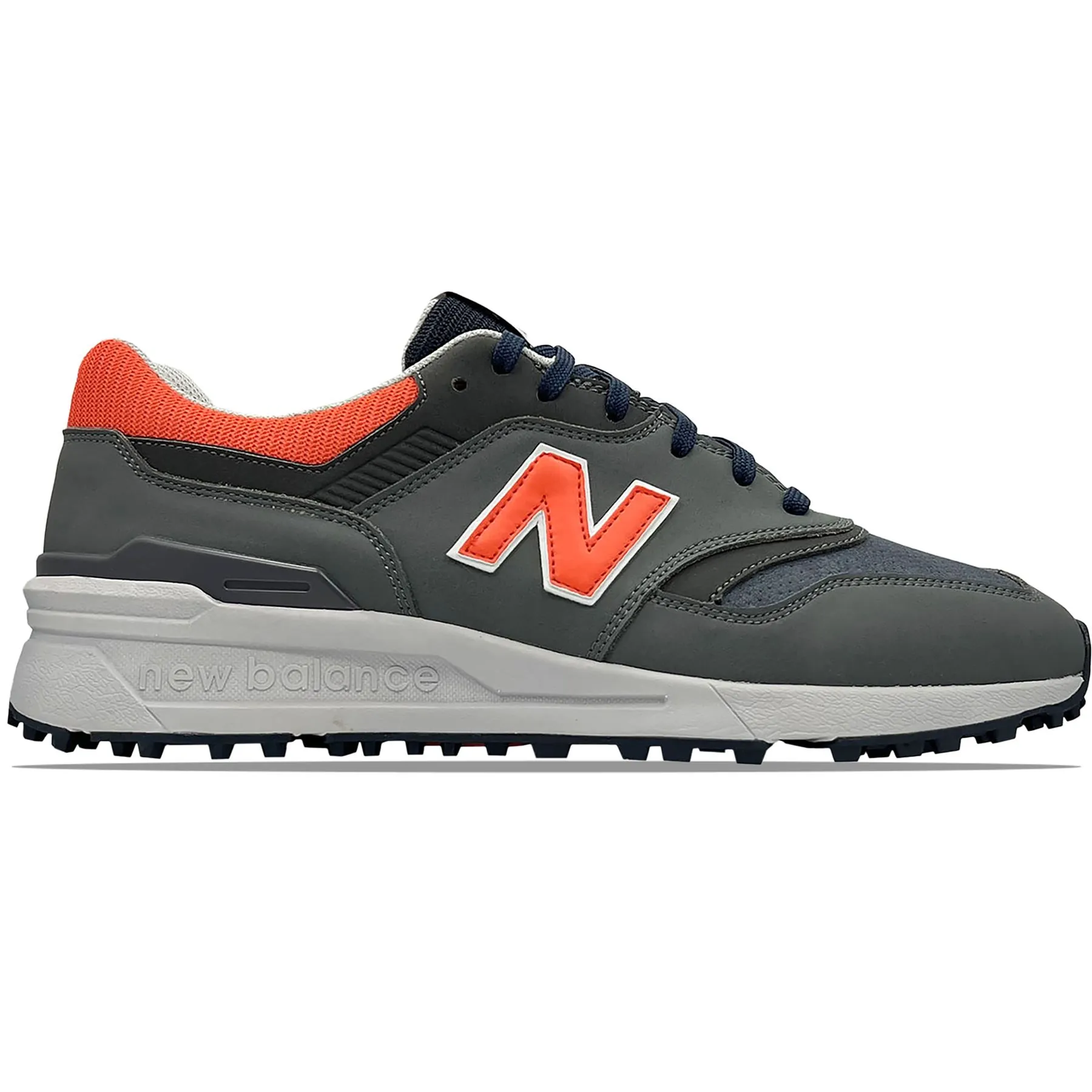 997 Waterproof Spikeless Golf Shoes Grey/Orange - 2024