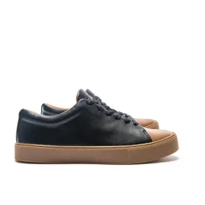 ABINGTON TOE CAP SNEAKER - BLACK GUM