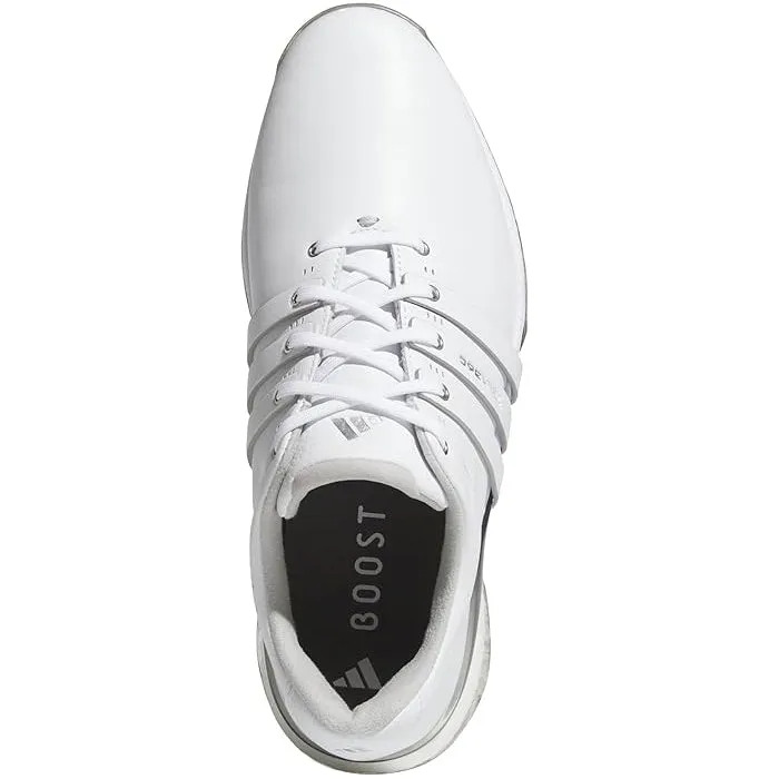 Adidas Men's Tour360 25 Spikeless Golf Shoes - Cloud White/Silver Metallic