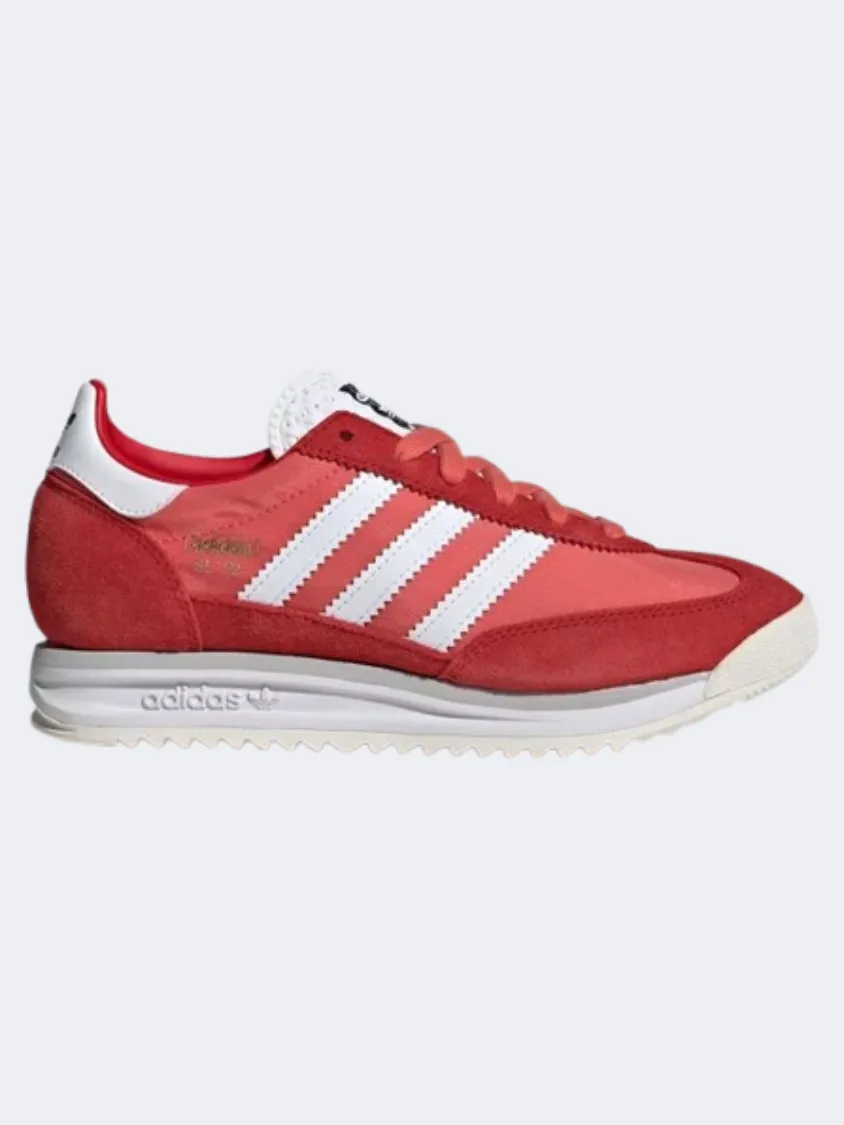 Adidas Sl 72 Gs-Girls Originals Shoes Scarlet/White