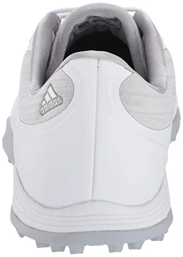 adidas Women's Adipure Sport 2 Golf Shoe, FTWR White/Clear Onix/Silver Metallic, 9 M US