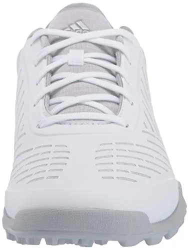 adidas Women's Adipure Sport 2 Golf Shoe, FTWR White/Clear Onix/Silver Metallic, 9 M US