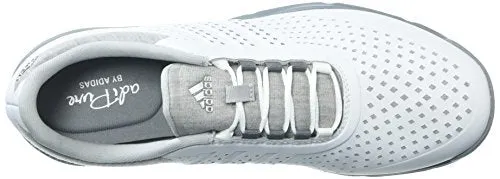 adidas Women's Adipure Sport Golf Shoe, White/Grey, 11 Medium US