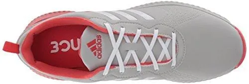 adidas Women's W Response Bounce Golf Shoe, Grey Two FTWR White/Real Coral s, 5 Medium US