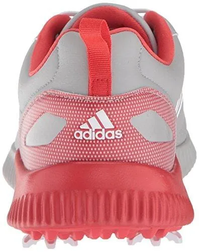 adidas Women's W Response Bounce Golf Shoe, Grey Two FTWR White/Real Coral s, 5 Medium US