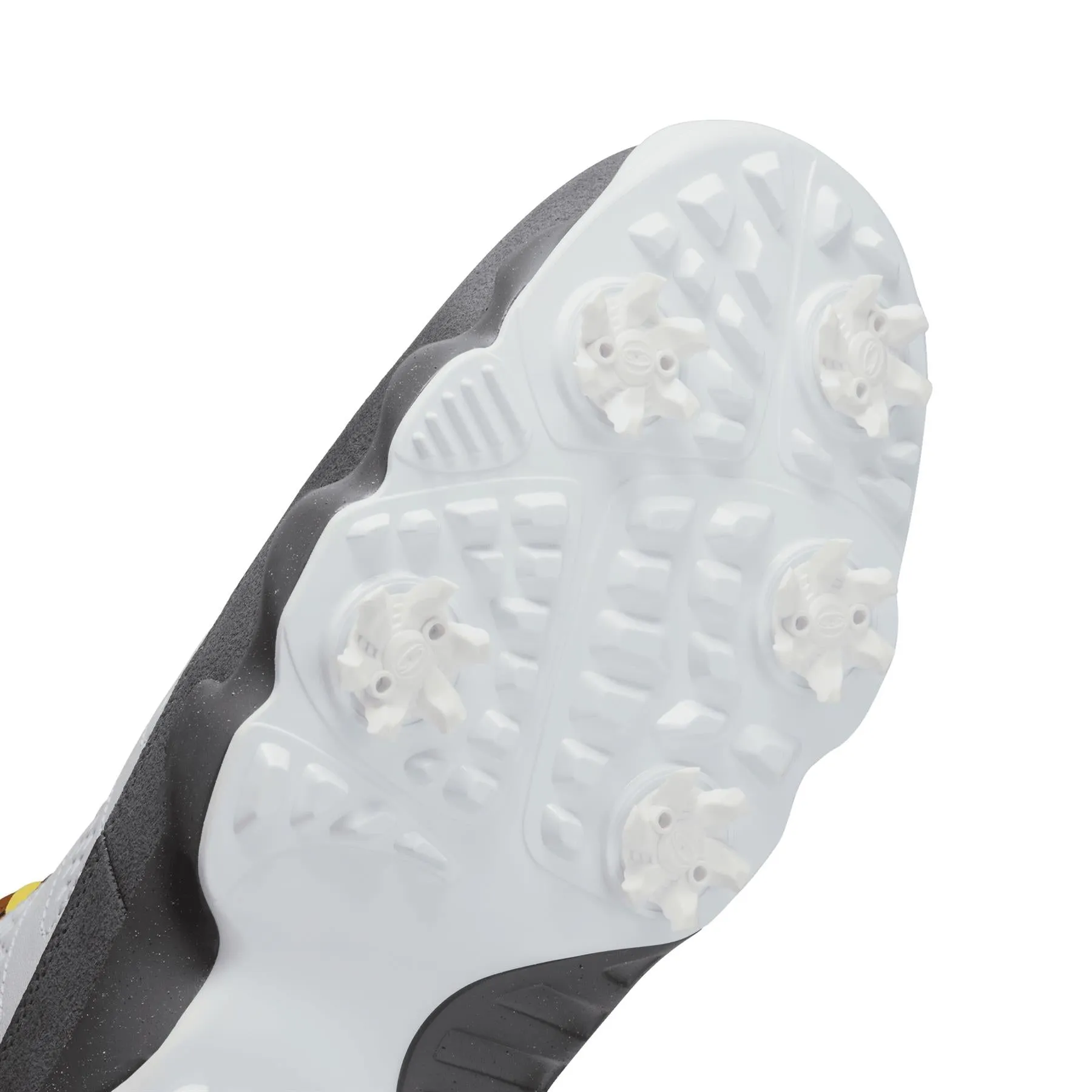 Air Jordan 9 NRG Retro Golf Shoes White/University Gold/Cool Grey - SU24