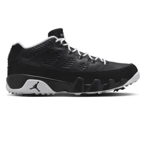 Air Jordan 9G Retro Golf Shoes Black/White/Metallic Red - SU24