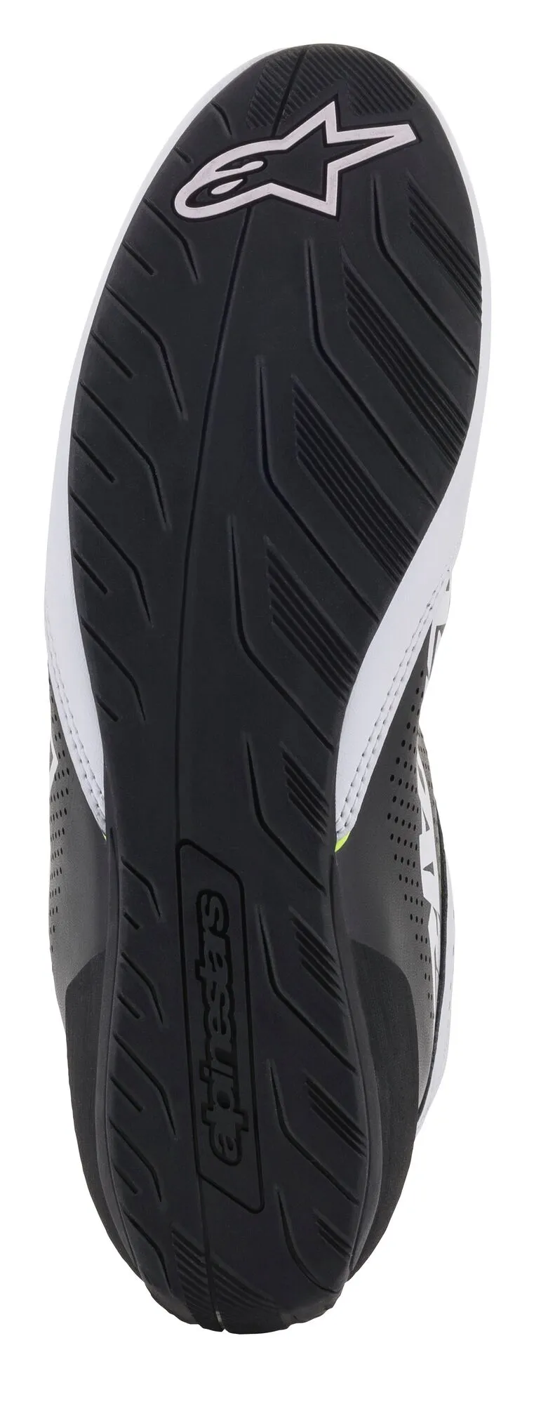 ALPINESTARS 2711521_215_9,5 Karting shoes TECH-1 K START V2, white/black/yellow fluo, Size 42,5