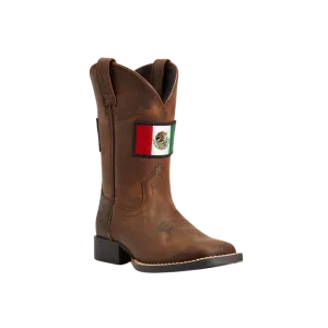 Ariat Men's Sport Orgullo Mexicano II Western Brown Square Toe Boot