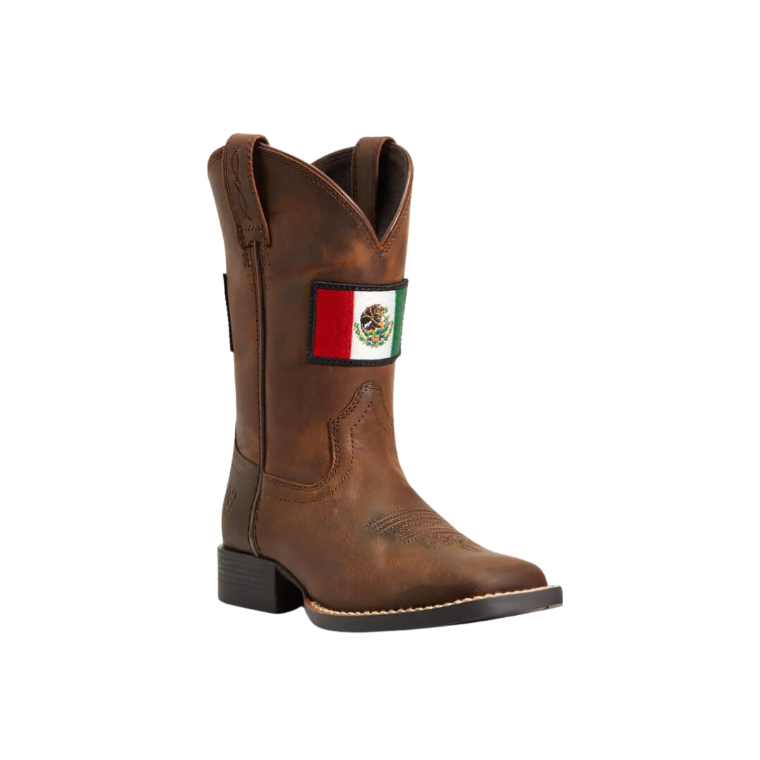 Ariat Men's Sport Orgullo Mexicano II Western Brown Square Toe Boot