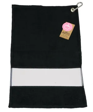 ARTG® SUBLI-Me® golf towel | Black