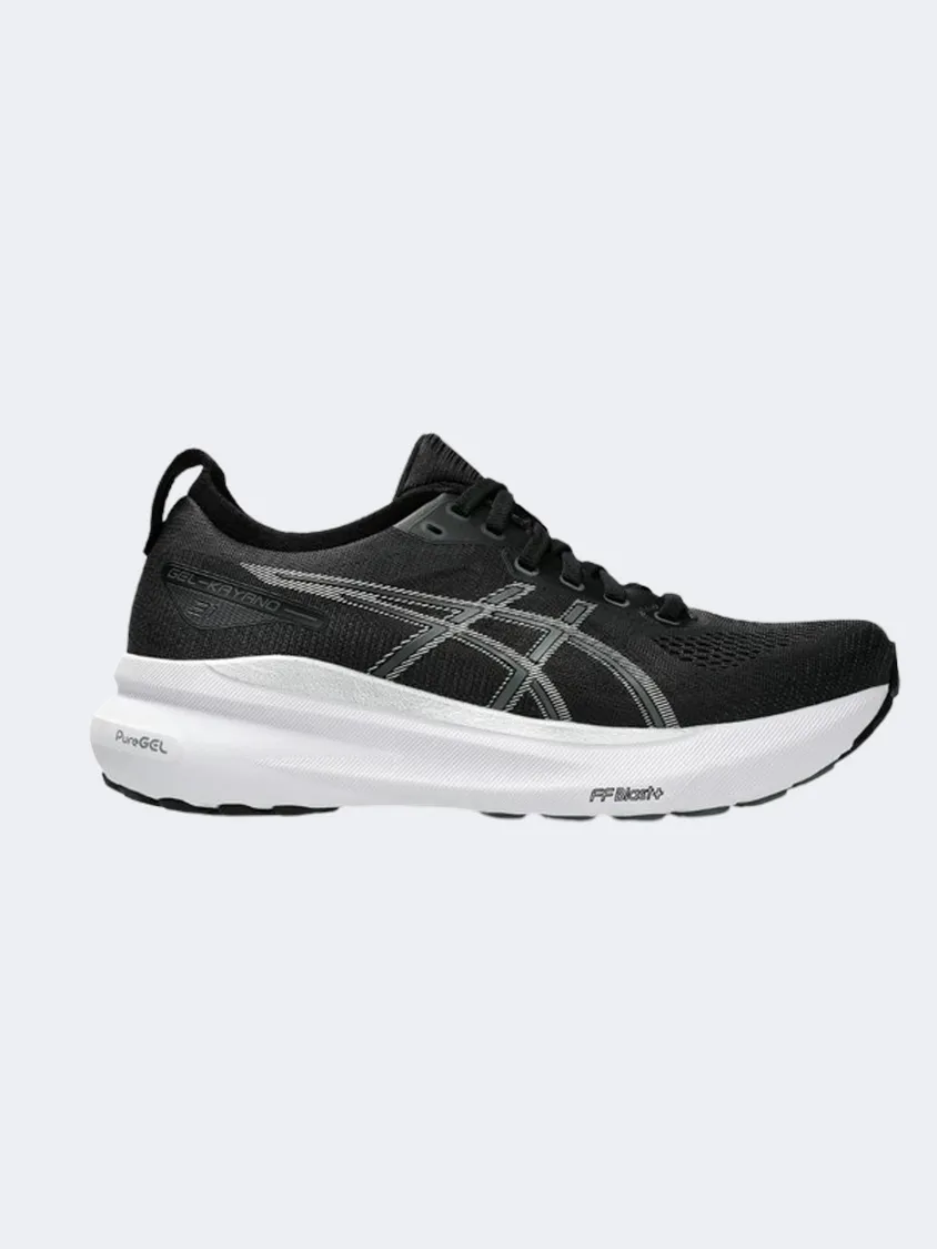 Asics Gel Kayano 31 Women Running Sneakers Black/Pure Silver