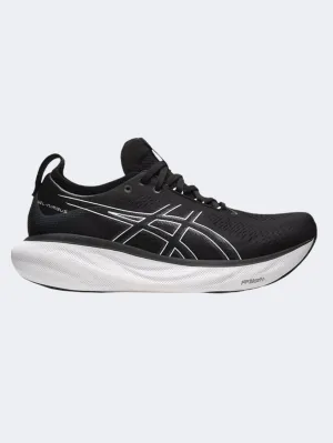 Asics Gel-Nimbus 25 Men Running Shoes Black/Silver