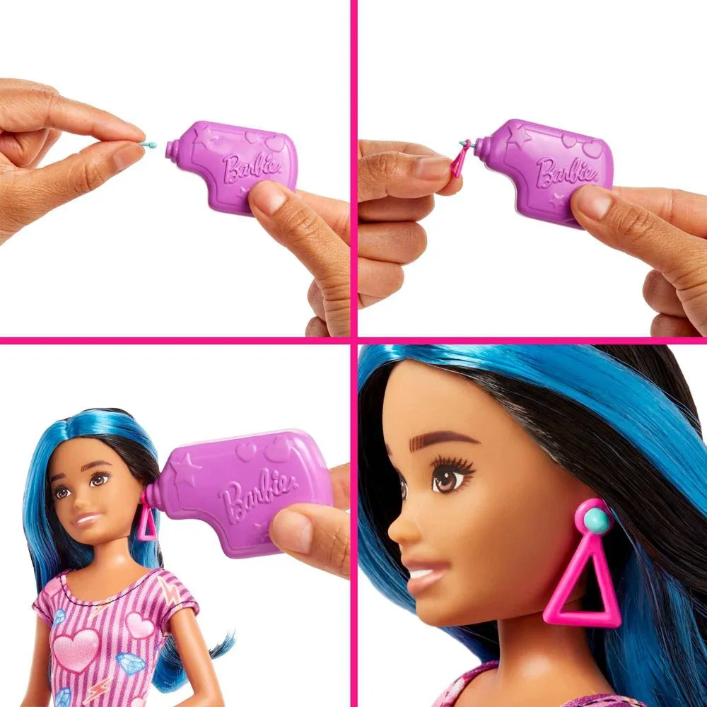 Barbie Skipper Doll and Ear-Piercer Set With Piercing Tool and Accessories, First Jobs