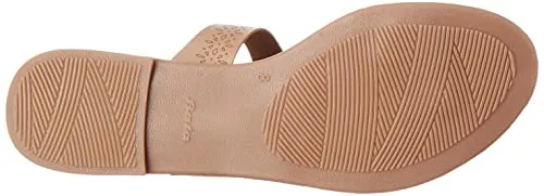 Bata womens SHINE TR Beige Flat Sandal - 7 UK (5718419)