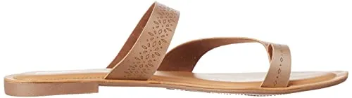 Bata womens SHINE TR Beige Flat Sandal - 7 UK (5718419)