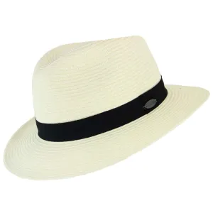 Before Dark Packable Unisex Fedora - Ivory/Black