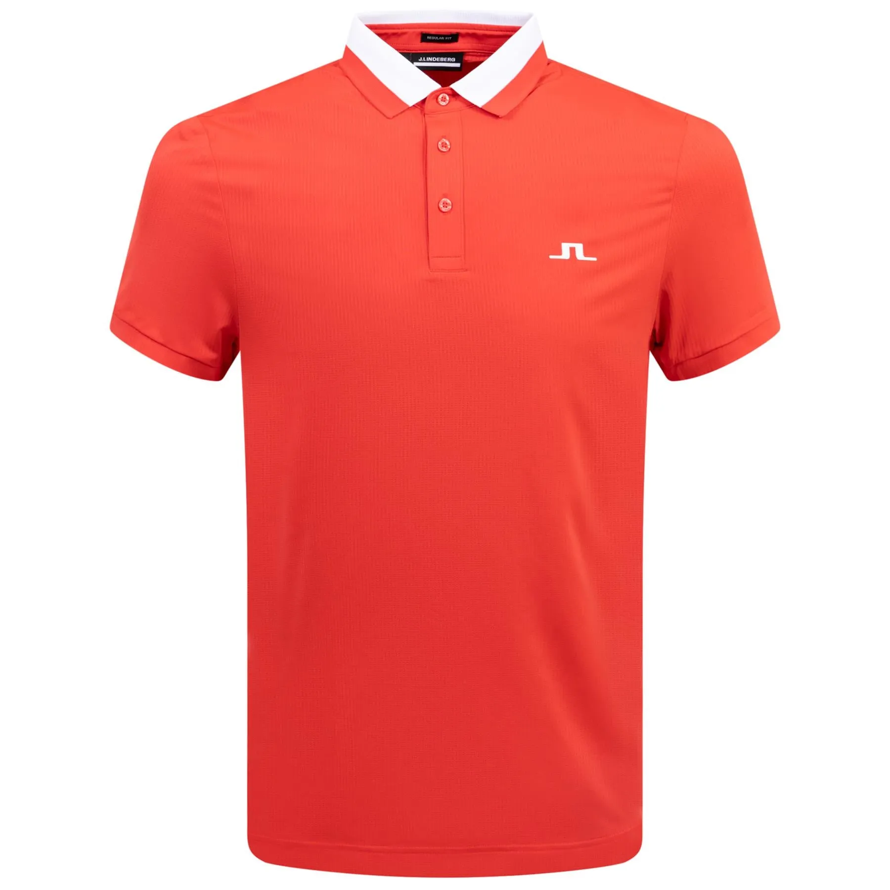 Benji Regular Fit Light Jersey Polo Bittersweet Red - SU24