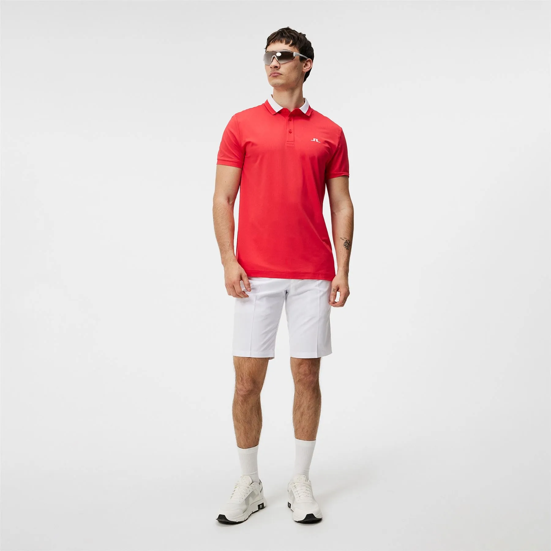 Benji Regular Fit Light Jersey Polo Bittersweet Red - SU24