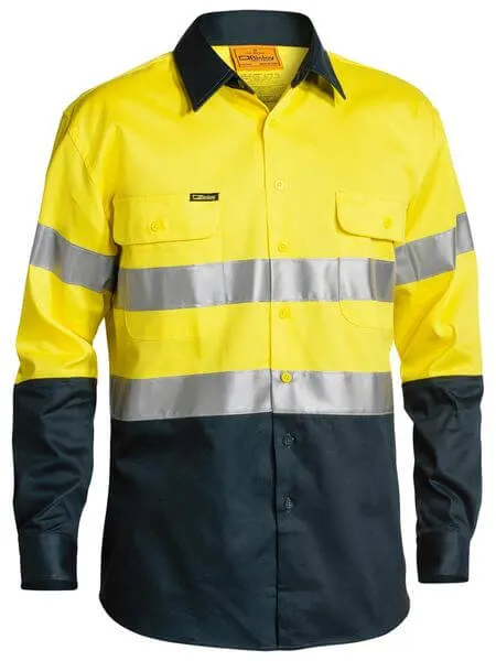 Bisley Taped Hi Vis Drill Shirt - Long Sleeve (BT6456)