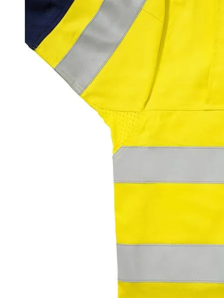 Bisley Taped Hi Vis Industrial Cool Vented Shirt -(BS6448T)