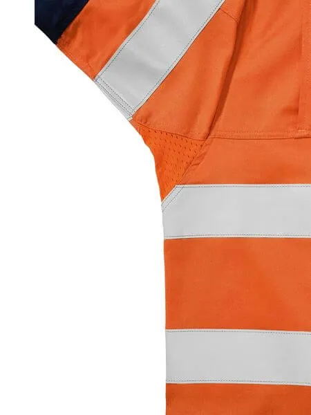 Bisley Taped Hi Vis Industrial Cool Vented Shirt -(BS6448T)