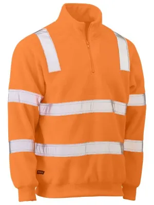 Bisley Taped Hi Vis Rail Polar Fleece Jumper (BK6816T)