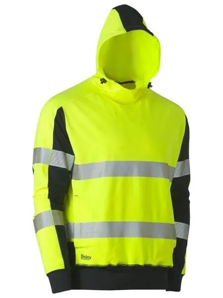 Bisley Taped Hi Vis Stretchy Fleece Hoodie (BK6815T)