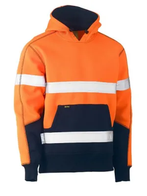 Bisley Taped Hi Vis Two Tone Fleece Pullover Hoodie (BK6619T)