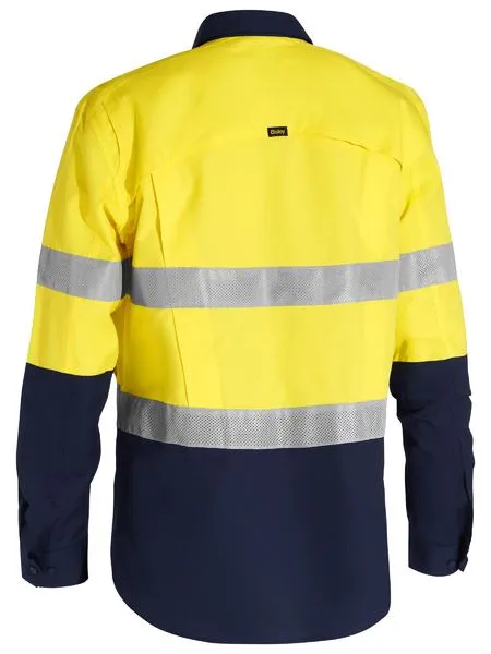 Bisley X Airflow™ Closed Front Taped Hi Vis Ripstop Shirt (BSC6415T)