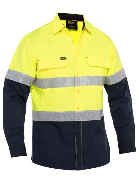 Bisley X Airflow™ Hi Vis Taped Stretch Ripstop Shirt (BS6491T)