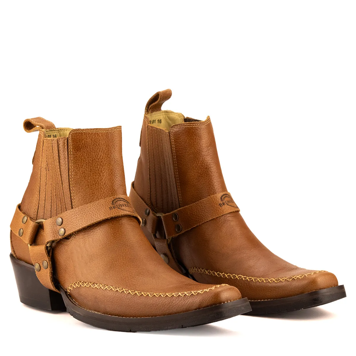 Brunello's The knox Boot in Atlanta Whiskey