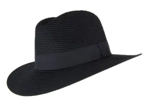 Cancer Council Unisex Cafe Fedora - Black