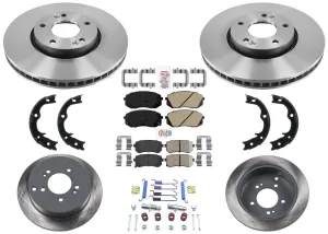 Carbon Performance Disc Brake Rotors Pads For Kia Sportage 11-15 All Wheel Driv