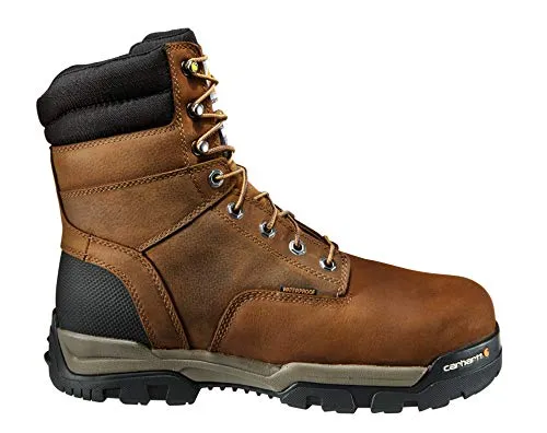 Carhartt CME8047 Men's Ground Force 8" Waterproof Insulated Soft Toe Work Boot Construction