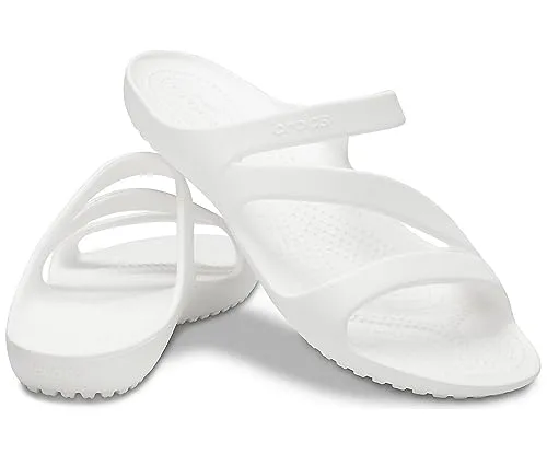 Crocs Women KadeeII White Sandal- (206756-100) - 4 UK Women (W6)