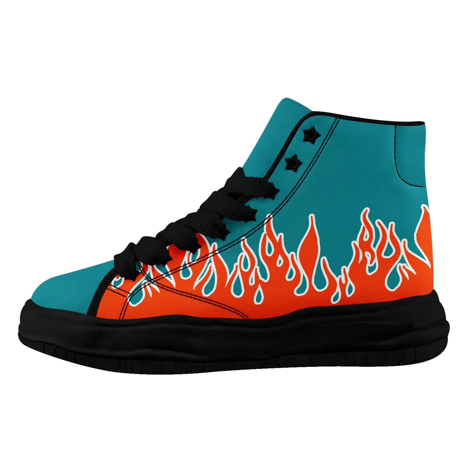 Custom Orange Green Miami Firesoul Shoes Personalized Sneaker FN039-D020272-24