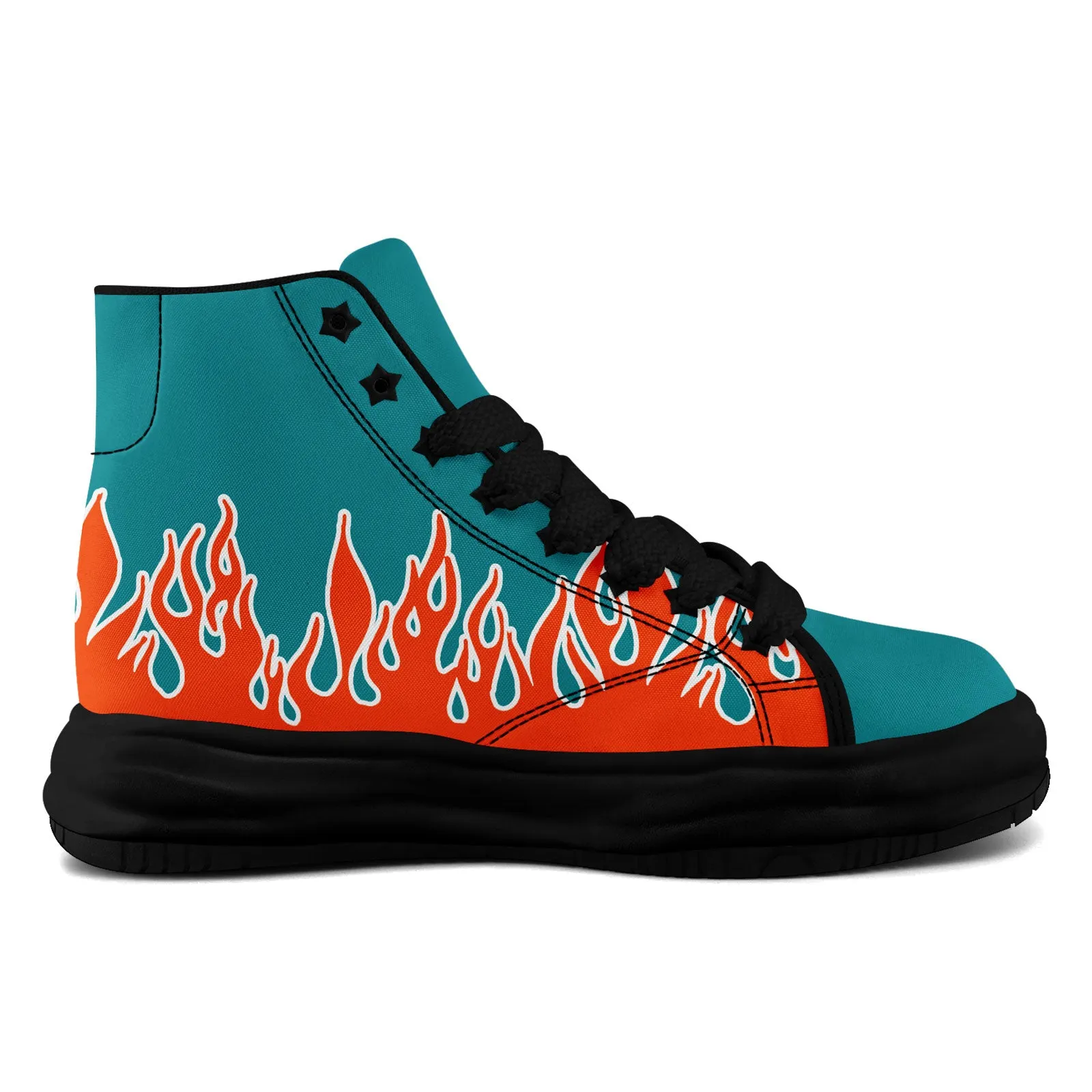 Custom Orange Green Miami Firesoul Shoes Personalized Sneaker FN039-D020272-24