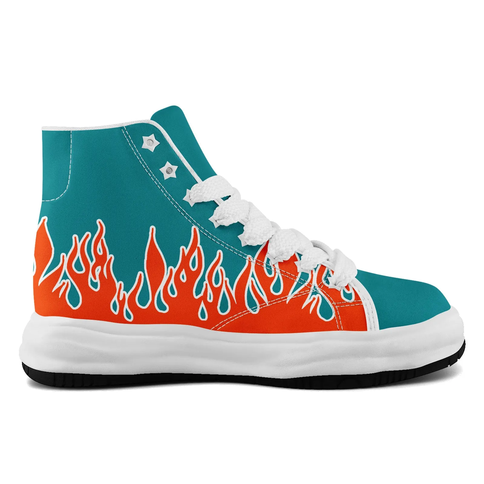 Custom Orange Green Miami Firesoul Shoes Personalized Sneaker FN039-D020272-24