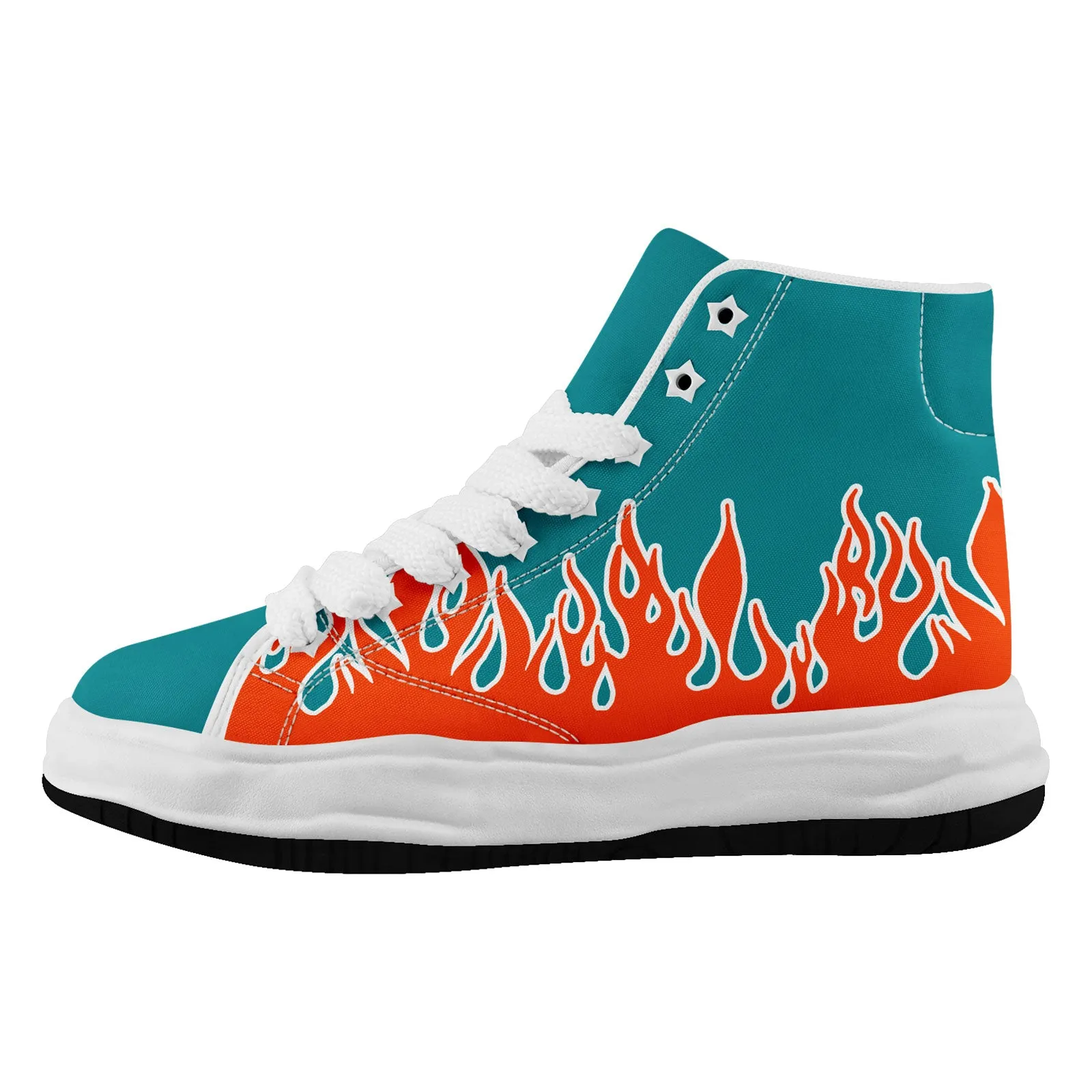 Custom Orange Green Miami Firesoul Shoes Personalized Sneaker FN039-D020272-24