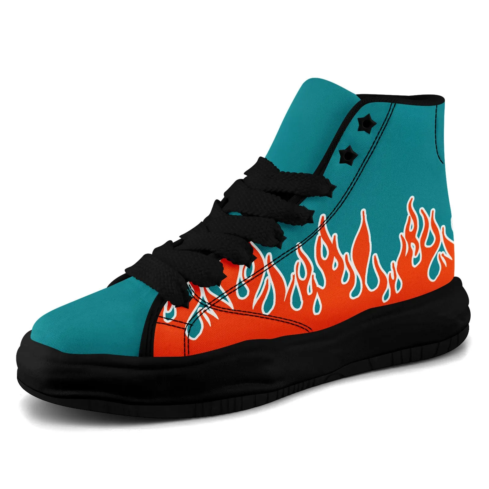 Custom Orange Green Miami Firesoul Shoes Personalized Sneaker FN039-D020272-24