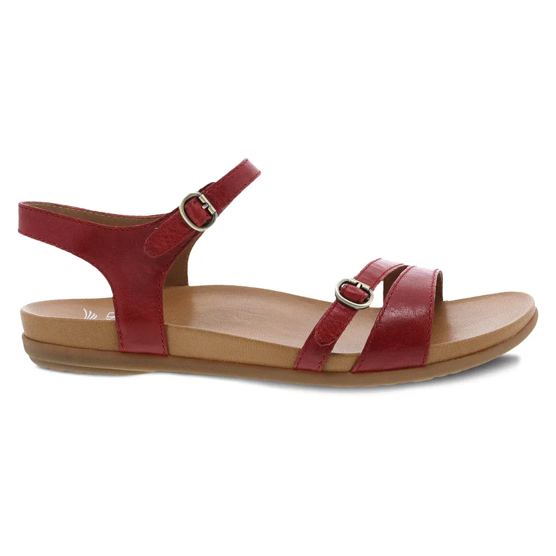 Dansko Women's Janelle Sandal - Red Glazed