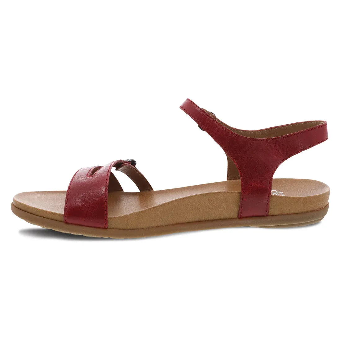 Dansko Women's Janelle Sandal - Red Glazed