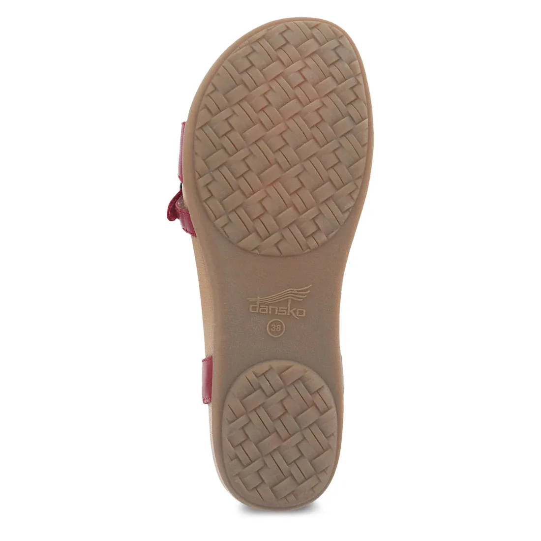 Dansko Women's Janelle Sandal - Red Glazed