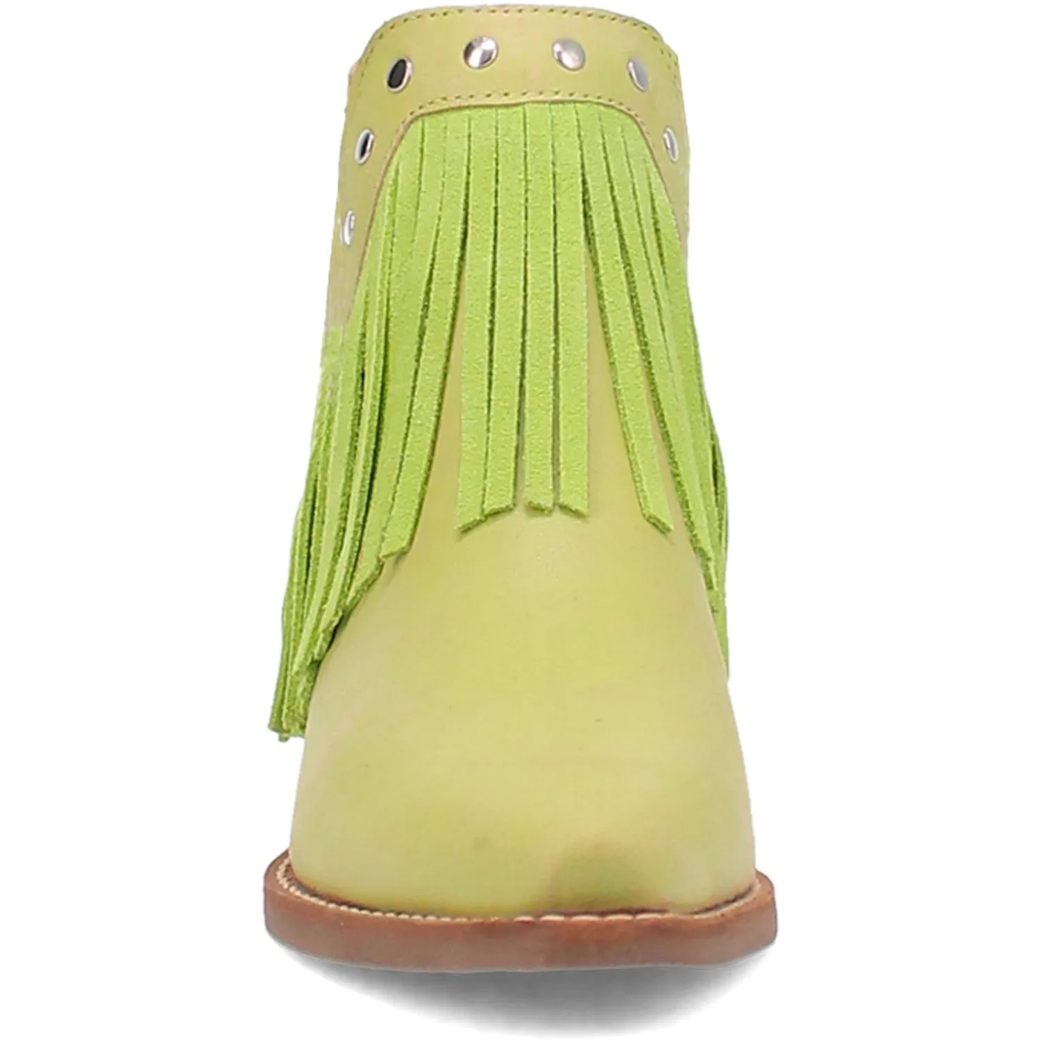 Dingo Women's Fine N' Dandy Lime Leather Narrow Toe Boot DI186