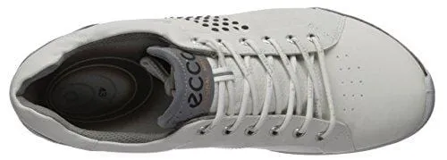 ECCO Men's Biom Hybrid 2 Hydromax Golf Shoe, White/Black, 44 Medium EU (10-10.5 US)