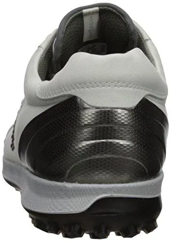 ECCO Men's Biom Hybrid 2 Hydromax Golf Shoe, White/Black, 44 Medium EU (10-10.5 US)